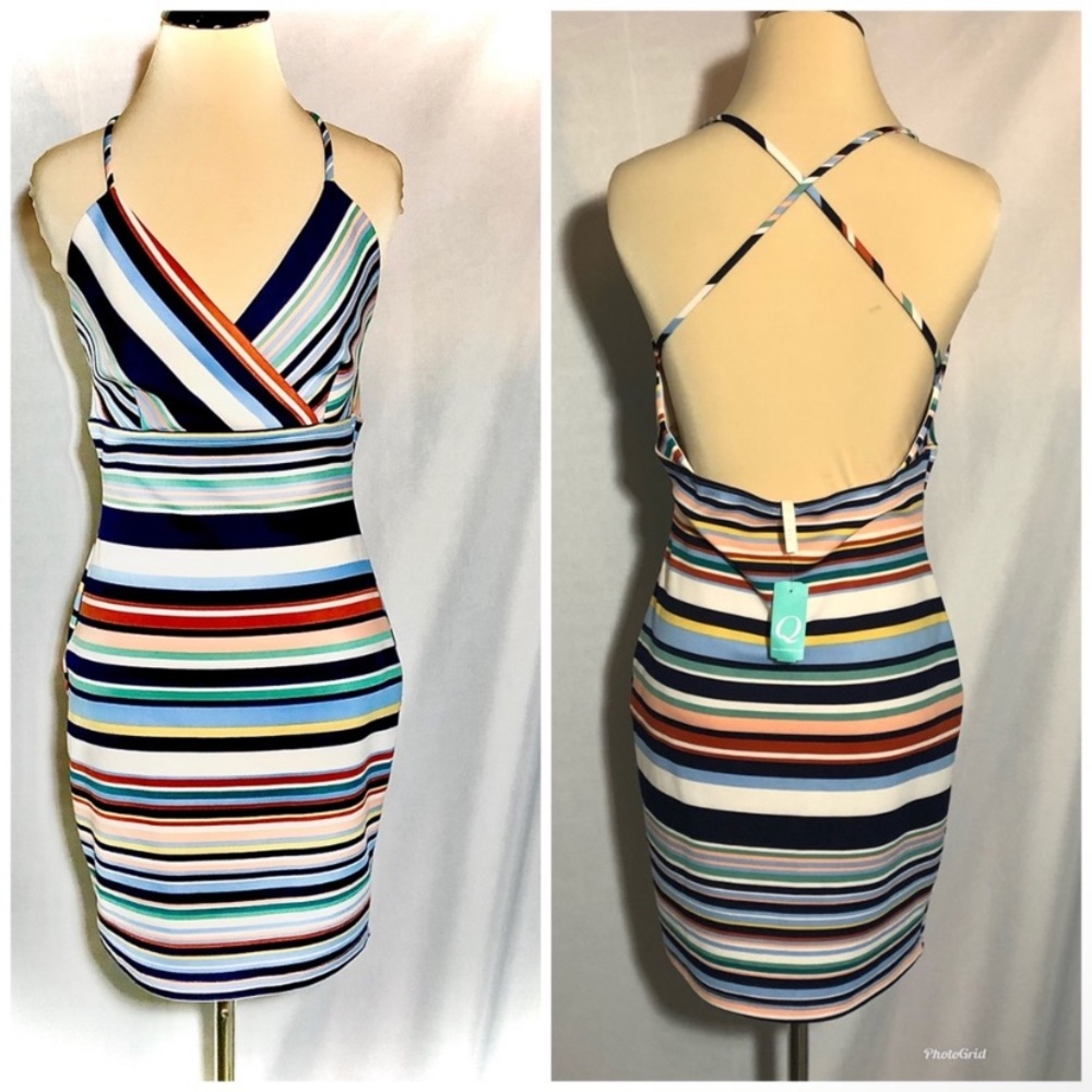Striped Mini Dress